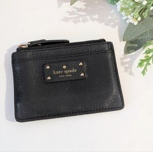 Kate Spade Jeanne Black Leather Card Holder